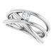 Solitaire Negative Space Ring