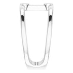 Two-Stone Negative Space Ring