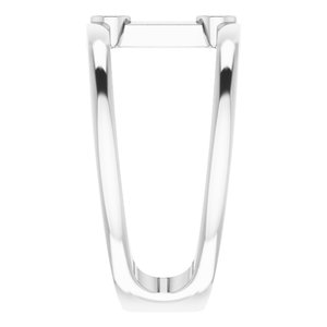 Two-Stone Negative Space Ring