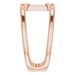 Two-Stone Negative Space Ring