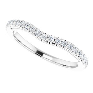 Accented Vintage-Inspired Engagement Ring or Band