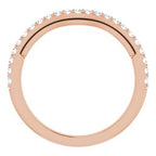 Accented Vintage-Inspired Engagement Ring or Band