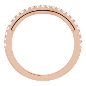Accented Vintage-Inspired Engagement Ring or Band