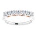 Seven-Stone Sculptural Anniversary Band