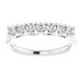 Seven-Stone Sculptural Anniversary Band