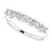 Seven-Stone Sculptural Anniversary Band