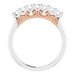 Seven-Stone Sculptural Anniversary Band