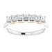 Seven-Stone Sculptural Anniversary Band