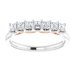 Seven-Stone Sculptural Anniversary Band