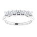 Seven-Stone Sculptural Anniversary Band