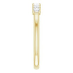 Seven-Stone Sculptural Anniversary Band