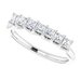 Seven-Stone Sculptural Anniversary Band