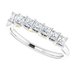 Seven-Stone Sculptural Anniversary Band