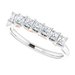 Seven-Stone Sculptural Anniversary Band