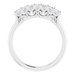 Seven-Stone Sculptural Anniversary Band