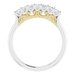 Seven-Stone Sculptural Anniversary Band