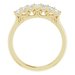 Seven-Stone Sculptural Anniversary Band