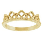 Stackable Crown Ring