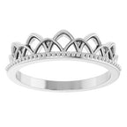 Stackable Crown Ring