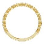 Accented Stackable Ring