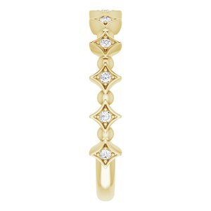 Accented Stackable Ring