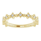 Accented Stackable Ring