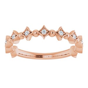 Accented Stackable Ring