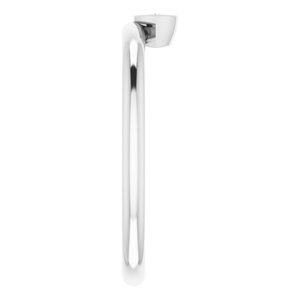 Bezel-Set Stackable Ring