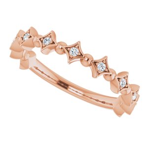 Accented Stackable Ring
