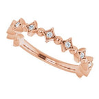Accented Stackable Ring