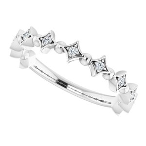 Accented Stackable Ring