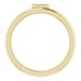 Bezel-Set Stackable Ring