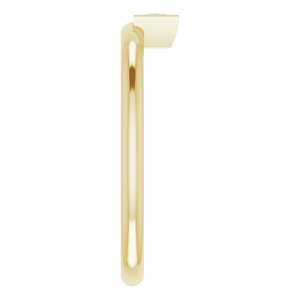 Bezel-Set Stackable Ring