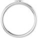Bezel-Set Stackable Ring