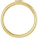 Bezel-Set Stackable Ring