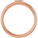 Bezel-Set Stackable Ring