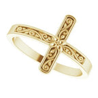 Sideways Cross Ring