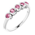 Five-Stone Bezel-Set Ring