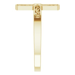 Sideways Cross Ring