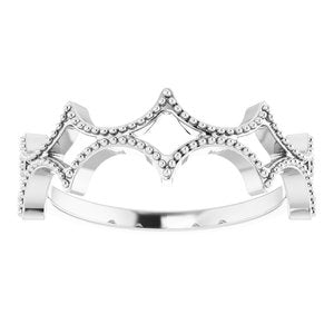 Stackable Geometric Ring