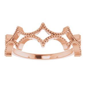 Stackable Geometric Ring