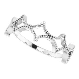 Stackable Geometric Ring