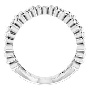 Beaded Negative Space Ring