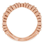Beaded Negative Space Ring