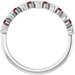 Accented Stackable Heart Ring