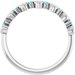 Accented Stackable Heart Ring