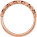 Accented Stackable Heart Ring