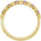 Accented Stackable Heart Ring