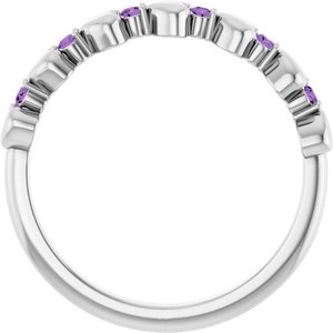 Accented Stackable Heart Ring
