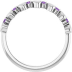 Accented Stackable Heart Ring